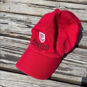 Red Fairfield University Cap